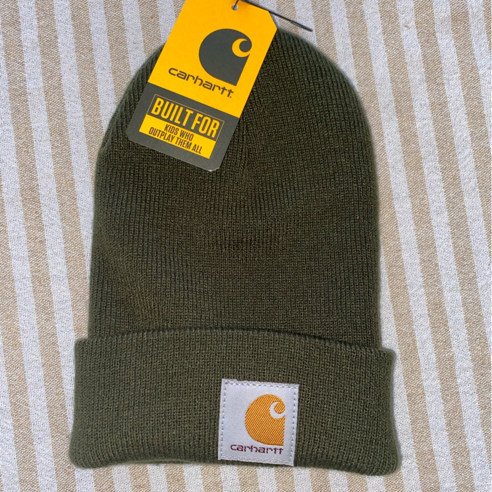 Carhartt Dark Green Knit Cap Beanie